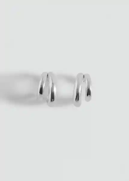 Pendientes Lulu Plata Talla 99 Mujer Mango