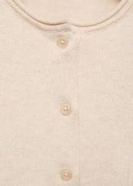 Cardigan Sally Beige Talla 72 Niñas Mango