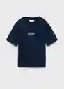 Camiseta Player Navy Talla 12 Niños Mango