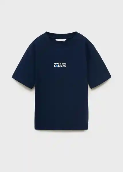 Camiseta Player Navy Talla 12 Niños Mango