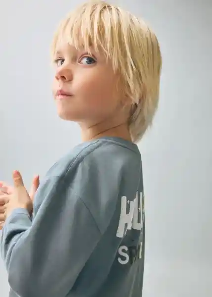 Camiseta Space Agua Talla 71 Niños Mango