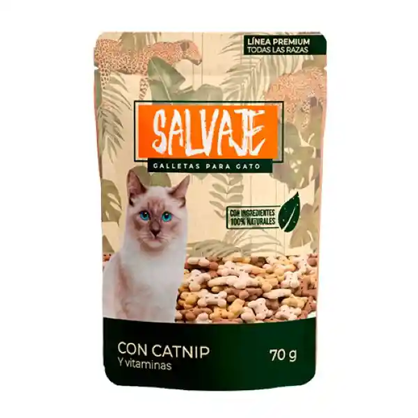 Salvaje Snack Para Gato Con Catnip