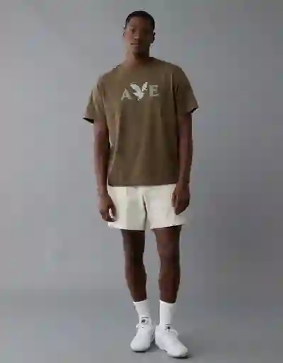 Camiseta Hombre Verde Talla Medium 4819306 American Eagle