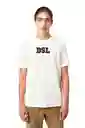 Diesel Camiseta T-Just-B85 Blanco Talla S