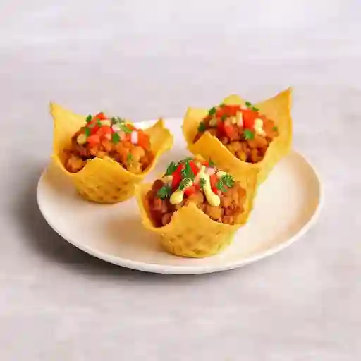 Mini Canastas Chicharron Acevichado