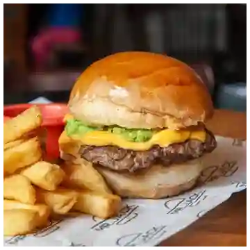 Hamburguesa 125G+papa Francesa