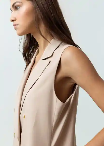 Chaqueta Mujer Beige Humus Medio M 521G055 Naf Naf