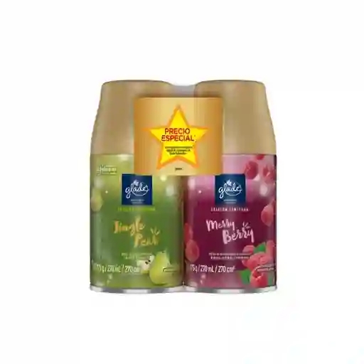 Glade Aromatizante Ambiente Aero Jingle Pea Merry