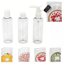 Jet Lag Recipiente Fruits Para Viaje Surtido Plástico Vo1457