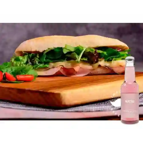 Sándwich Tripleta Sinan +Hatsu Frambuesa&Rosas 300ml