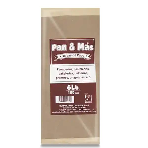 Bolsa Papel Pan & Más