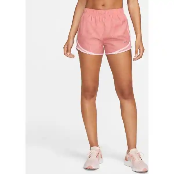 Nike Short Dri-Fit Tempo Swsh Aop Para Mujer Rosado Talla XS