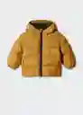 Abrigo Anorak Aldo5 Mostaza Talla 69 Niños Mango