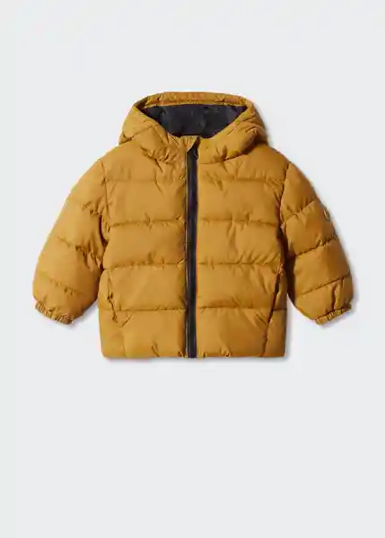 Abrigo Anorak Aldo5 Mostaza Talla 69 Niños Mango