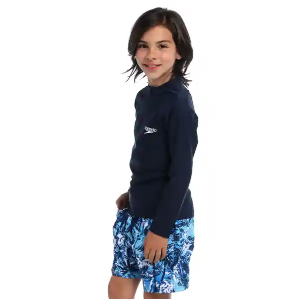 Camiseta Manga Larga Sunshine Firing Wave Junior T 10 Speedo