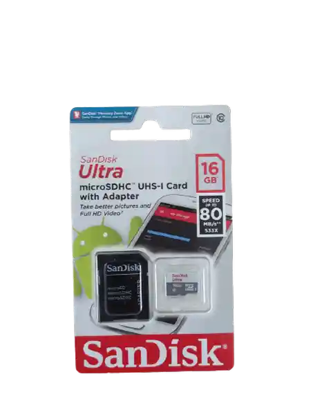 Sandisk Memoria Micro Sd 16 Gb