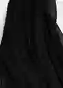 Vestido Rama Negro Talla M Mujer Mango