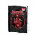 Cuaderno Deadpool Master Mas Cuadriculado 100 Hojas Cosido Scribe