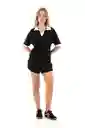 Short Isabelle Negro Talla XS Mercedes Campuzano