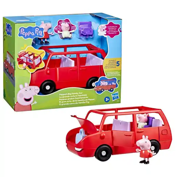 Peppa Pig Muñeca el Gran Auto de la Familia de Peppa