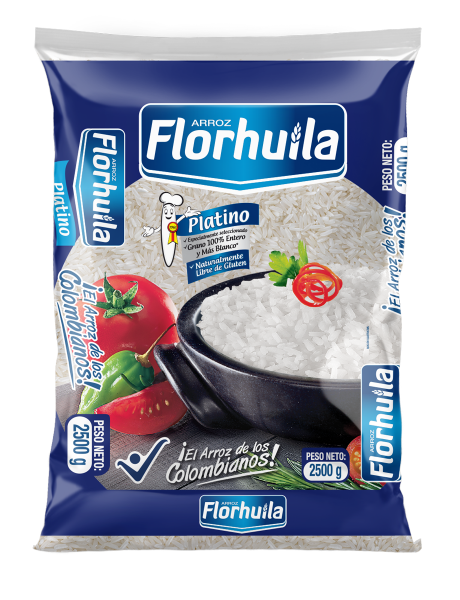 Florhuila Arroz Blanco Platino 2500 g