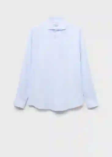 Camisa Luisiana Celeste Talla M Hombre Mango