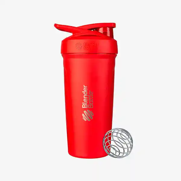 Blender Bottle Botella Strada Twist Acero Rojo