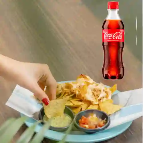 Combo Nachos Costilla + Coca Cola Original 400 ml