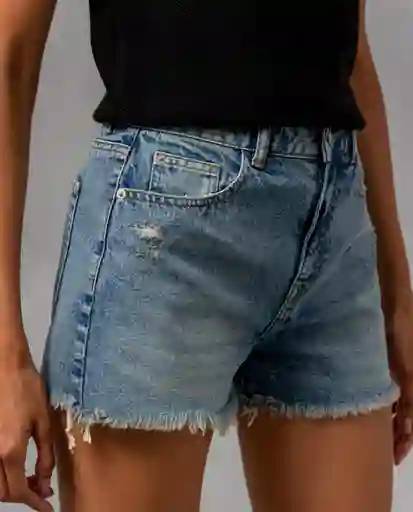 Short Mujer Azul Talla 10 Rifle