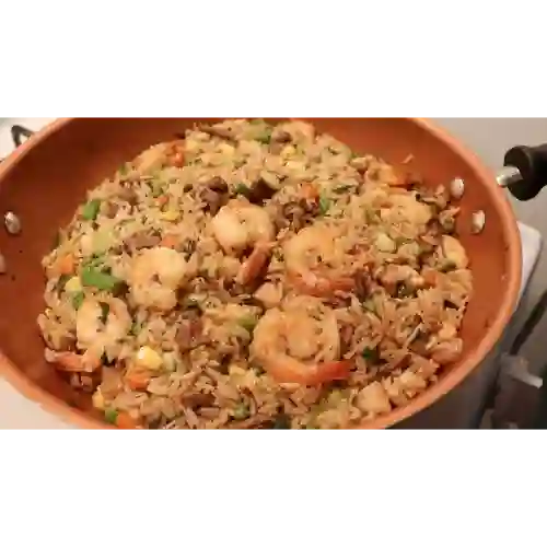 Arroz Pollo y Camaron Grande