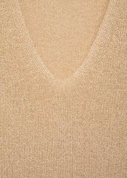Jersey Kling Oro Talla M Mujer Mango