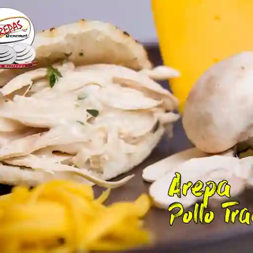 Arepa Pollo con Champiñones