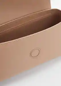 Bolso P Lucer Taupe Talla 99 Mujer Mango