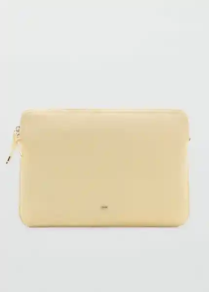 Funda M Sorbete Amarillo Pastel Talla 99 Mujer Mango