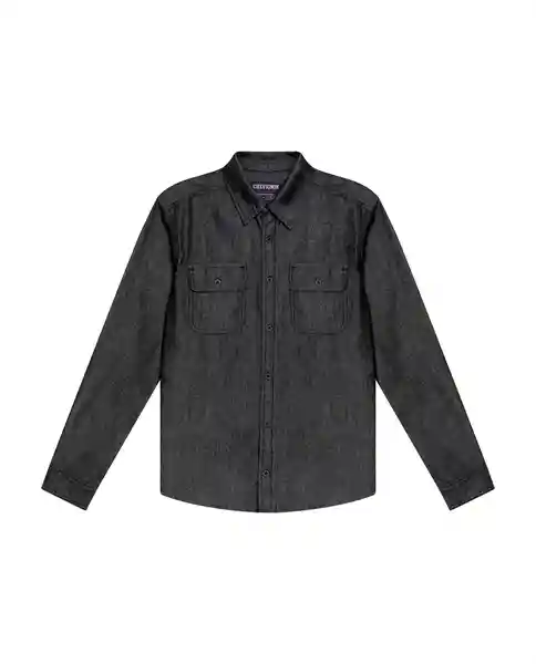 Camisa Negra Negro Noche Ultraoscuro Talla L Chevignon
