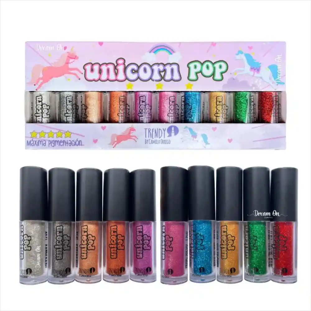 TRENDY Delineador Unicorn Pop Escarchado Ref. 58417B