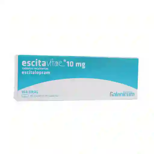 Escitavitae Antidepresivo (10 mg) Tabletas Recubiertas