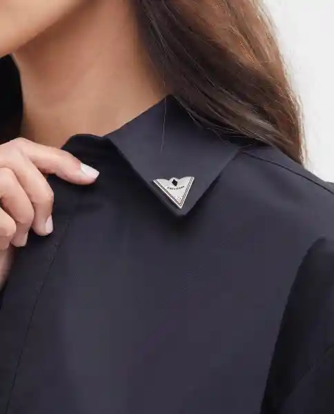 Camisa Essential Poplin Negro Sombrío Ultraoscuro M Chevignon