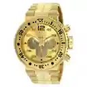 Invicta Reloj Hombre Oro 25076J