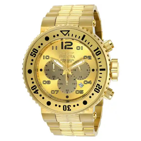 Invicta Reloj Hombre Oro 25076J