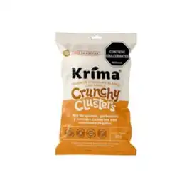 KrimaCrunchy Cluster Chocolate Blanco Con Canela