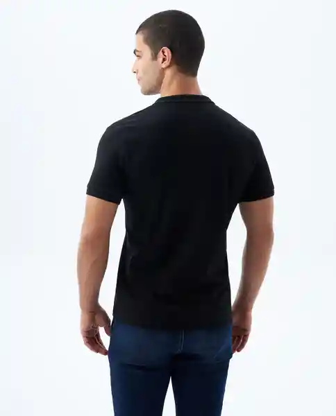 Camiseta Hombre Negro Talla M 800G002_NEG194007 Americanino