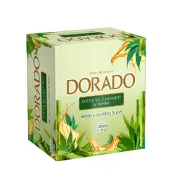 Dorado Jabón de Tocador Aceite de Cannabis y Bambú