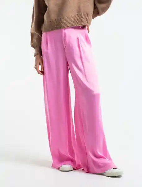 Pantalón Debbie Mujer Rosa Chelone Medio Talla 8 539E308 Naf Naf