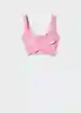 Top Eva Rosa Pastel Talla 24 Mujer Mango