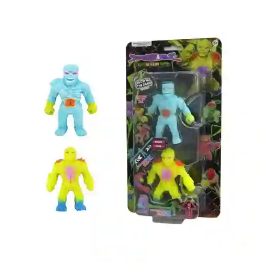 Toy Logic Pack Figura Elásticas Stretchapalz Glow Monster 8 cm