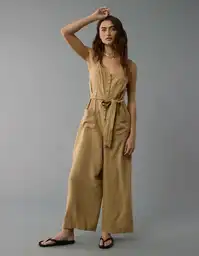 Vestido Mujer Beige Talla: MEDIUM 8346676 American Eagle