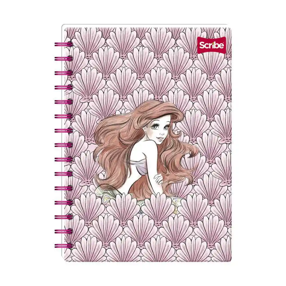 Scribe Cuaderno Princesas Piedras Rayado Argollado Tapa Dura