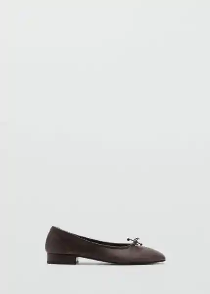 Zapatos Baila Chocolate Talla 37 Mujer Mango