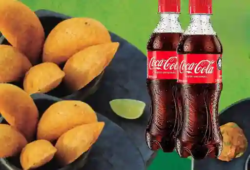 Combo Empanadas X15 y 2 Coca Cola 400 ml